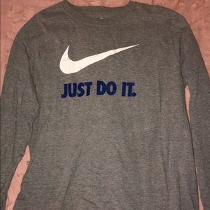 Nike gray long sleeve